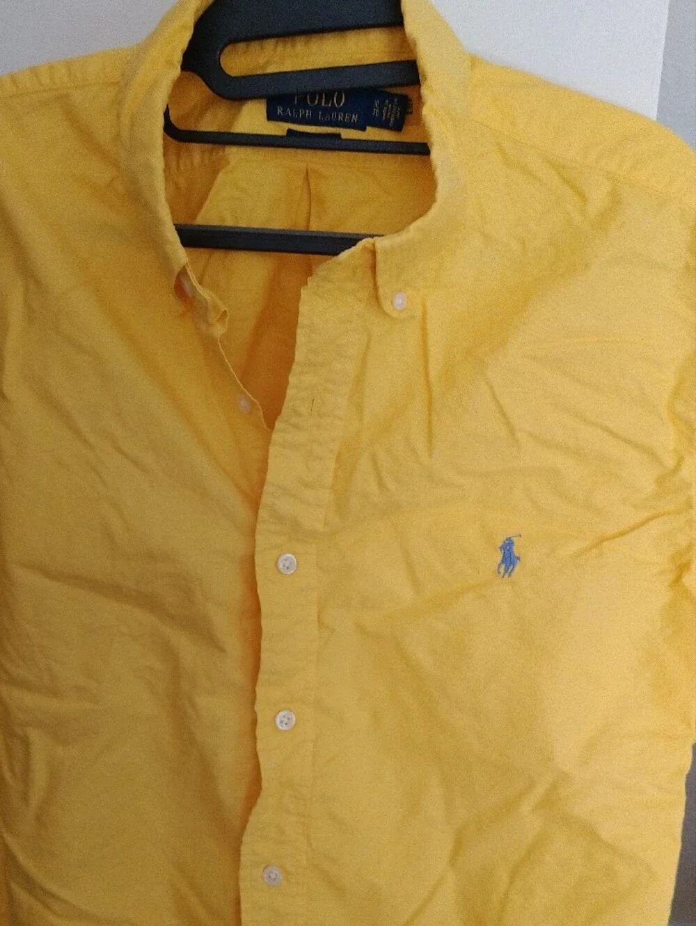 Polo by Ralph Lauren Bright Yellow Short-Sleeve Button-Down Shirt